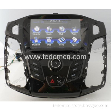 2 DIN HD Touch Screen Mulitmedia Car DVD GPS Bluetooth Auto Media Player with GPS System & Bluetooth & Radio for for Ford New Focus 2012 (C8030FF)